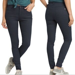 PrAna navy blue Oday skinny leg jean pants